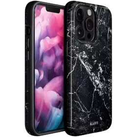 LAUT Προστατευτική θήκη Huex Elements Marble , Μαύρος for iPhone 13 Pro Max — Εικών №1