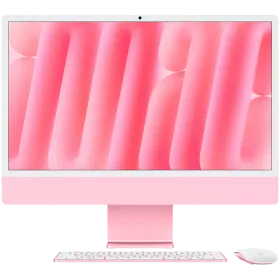 iMac 24" M4, 8C CPU 8C GPU, 16ГБ 256ГБ Твердотільний накопичувач, Рожевий — Зображення №1