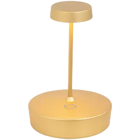 ZAFFERANO SWAP MINI TAVOLO 100x148mm. MATT GOLD 2.0W LED 22/27/3000K- 5Vdc max 2A-IP65 — Image №1