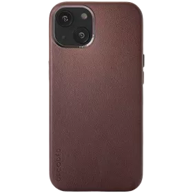 DECODED Case Leather Case with MagSafe, Brown for iPhone 13 mini — Image №1