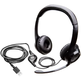 Headset LOGITECH H390 with Microphone, Black — Image №1