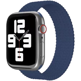 Ремешок VLP Woven nylon strap для Apple Watch 38/40/41 Тёмно-синий — image №1