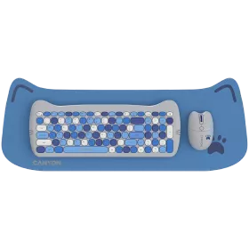 CANYON HSET-W6 Keyboard, Wireless, Blue — Image №1