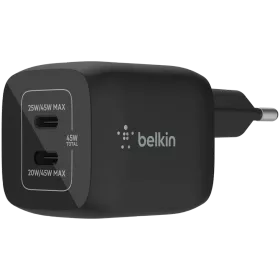 Power Adapter BELKIN 2*USB-C, 45 W — Image №1