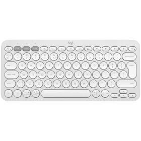 Клавиатура беспроводная LOGITECH K380s Pebble Keys 2 White Bluetooth (920-011852) — Изображение №1