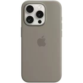 APPLE Θήκη Silicone Case with MagSafe με MagSafe, Πηλός for iPhone 15 Pro — Εικών №1