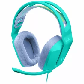 Gaming Headset LOGITECH G335 with Microphone, Mint — Image №1