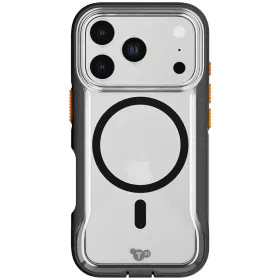 TECH21 Protective Case EvoPro with MagSafe, Clear Black for iPhone 17 Pro — Image №1