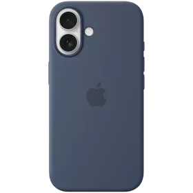 APPLE Чохол силіконовий з MagSafe Джинс для iPhone 16 — Зображення №1