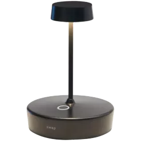 ZAFFERANO SWAP MINI TAVOLO 100x148mm. MATT TITANIUM 2.0W LED 22/27/3000K- 5Vdc max 2A-IP65 — Image №1