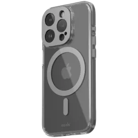 Чехол MOSHI iGlaze Slim Hardshell для iPhone 15 Pro, Meteorite Gray — Изображение №1