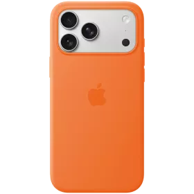 APPLE Silicone Case with MagSafe, Orange for iPhone 17 Pro Max — Image №1