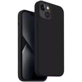Чехол UNIQ Lino  Midnight Black для iPhone 14 Plus — Изображение №1