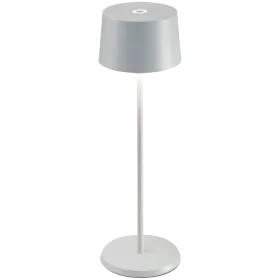 ZAFFERANO OLIVIA PRO TABLE LAMP 110x350mm. PAINTED MATT WHITE 2.2W LED 150lm. — Image №1