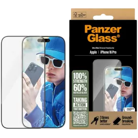Safety Glass PANZERGLASS  for iPhone 16 Pro, Recycled glass — Image №1