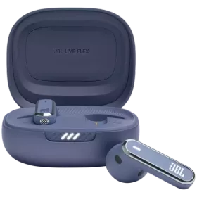 JBL Live Flex {Тамақ} Құлаққаптар, Көк — image №1