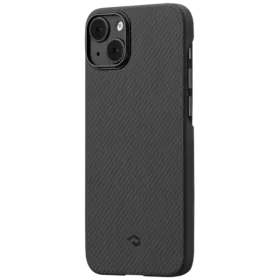 Чехол PITAKA MagEZ Case 3 с MagSafe Twill Black/Grey для iPhone 14 — Изображение №1