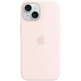 APPLE Case Silicone Case with MagSafe Light Pink for iPhone 15 — Image №1