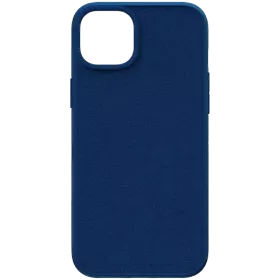 Protective Case NJORD Suede MagSafe with MagSafe Navy Blue for iPhone 15 Plus — Image №1