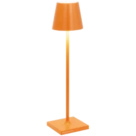 ZAFFERANO POLDINA PRO MICRO TABLE LAMP 70x275mm. MATT ORANGE - 1.8W - DYNAMIC WHITE- — Image №1
