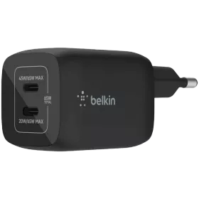 Power Adapter BELKIN 2*USB-C, 65 W — Image №1