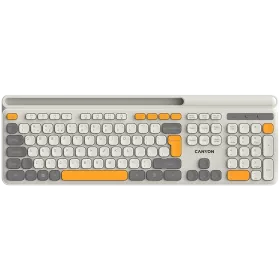 CANYON HKB-W03 Πληκτρολόγιο, Ασύρματο, Μπεζ — Εικών №1