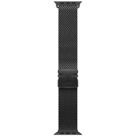 Ремешок APPLE 49мм Milanese Loop Milanese Loop Чёрный для Apple Watch 44/45/46/49 mm — Изображение №1