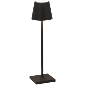 ZAFFERANO POLDINA PRO MICRO TABLE LAMP 70x275mm. MATT BLACK - 1.8W - DYNAMIC WHITE- — Image №1