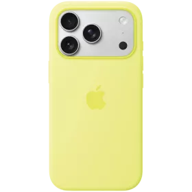APPLE Silicone Case with MagSafe, Neon Yellow for iPhone 17 Pro — Image №1