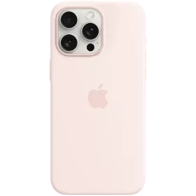 APPLE Silicone Case with MagSafe, Light Pink for iPhone 15 Pro Max — Image №1