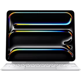 Чехол-клавиатура APPLE Magic Keyboard для iPad Pro 13‑inch (M4), Ukrainian, White — Изображение №1