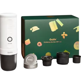 OUTIN Coffee Machine Plus Set, Pearl White — Image №1