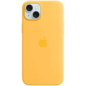 Чехол APPLE силиконовый с MagSafe Sunshine для iPhone 15 Plus — Изображение №1