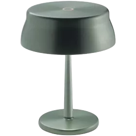 ZAFFERANO SISTER LIGHT WI-FI MINI TABLE L. 132x170 ANODIZED GREEN. 3.2W 22/27/30/40K-5Vd — Image №1