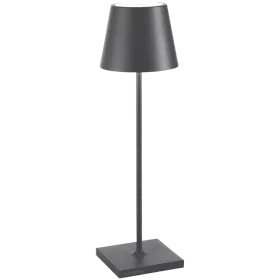 ZAFFERANO POLDINA PRO TABLE LAMP 111x380mm. DARK GRAY 2.2W LED 183/203lm. — Εικών №1