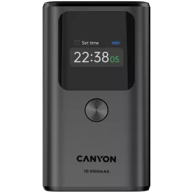 CANYON OnPower 130 Портативное зарядное устройство, 10000 мА·ч, Тёмно-серый — Изображение №1