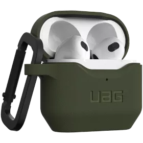 UAG Protective Case Standard Issue Silicone Case , Olive for AirPods (Gen3) — Image №1