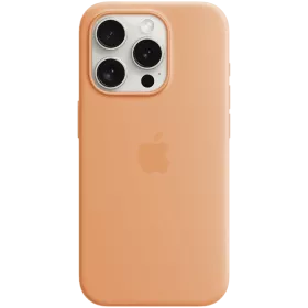 APPLE Чохол силіконовий з MagSafe Orange Sorbet для iPhone 15 Pro — Зображення №1