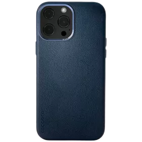 DECODED Case Leather Case with MagSafe, Navy for iPhone 13 Pro — Image №1