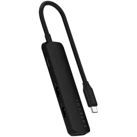SATECHI  Slim 4 Multiport  Multiport Adapter  Чорний — Зображення №1