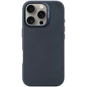 DECODED Case Case Leather with MagSafe, Navy for iPhone 15 Pro — Image №1