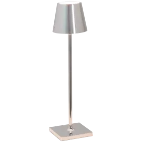ZAFFERANO POLDINA PRO MICRO TABLE LAMP 70x275mm. CHROME - 1.8W - DYNAMIC WHITE- — Image №1