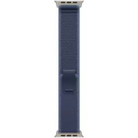 Apple 49mm Trail Loop - M/L Band Trail Loop - Natural Titanium Finish Blue/Bright Blue for Apple Watch 44/45/46/49 mm — Image №1