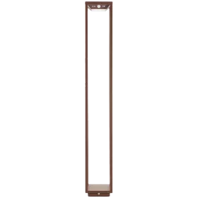 ZAFFERANO HOME SOLAR FLOOR LAMP 140x140x1000mm. 2.2W - IP54 - RUST — Image №1