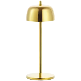 ZAFFERANO CIRCE PRO TABLE LAMP 110x300mm. SHINY GOLD 2.2W LED 133/154lm. — Image №1