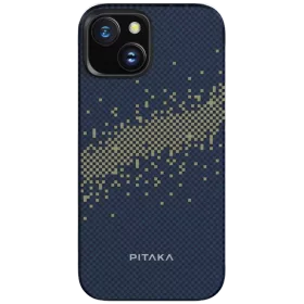 PITAKA Защитный чехол MagEZ Case 4 с MagSafe Milky Way Galaxy для iPhone 15 — image №1