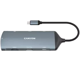 CANYON  DS-15  Multiport Adapter  Σκούρο Γκρι — Εικών №1