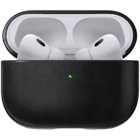 NOMAD Case Modern Leather Case , Black for AirPods Pro (Gen2) — Image №1