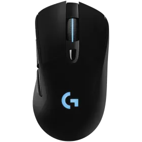 LOGITECH G703 Lightspeed Gaming Mouse, Wired and Wireless, Black — Image №1