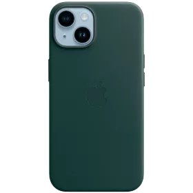 APPLE Leather Case with MagSafe Forest Green for iPhone 14 — Image №1